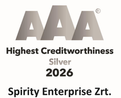 AAA Highest Creditworthiness Silver 2026 certificate awarded to Spirity Enterprise